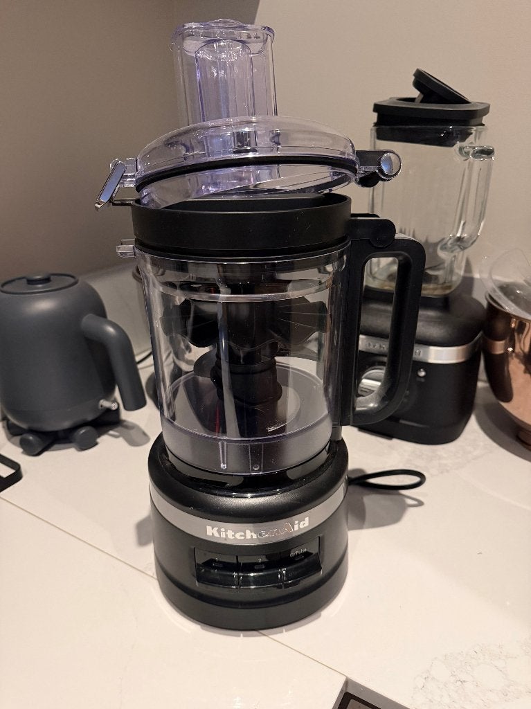 Nieuwe KitchenAid Foodprocessor 2,1L  Onyx Zwart  Ongebruikt, Nieuw, Ophalen of Verzenden, Glas, Overige stijlen