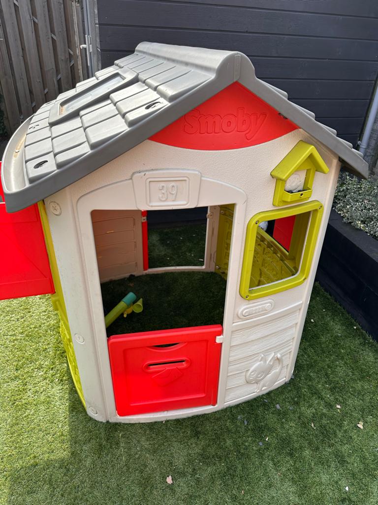 Smoby Neo Jura Lodge Speelhuisje, Kinderen en Baby's, Speelgoed | Buiten | Speelhuisjes, Ophalen, Gebruikt, Kunststof