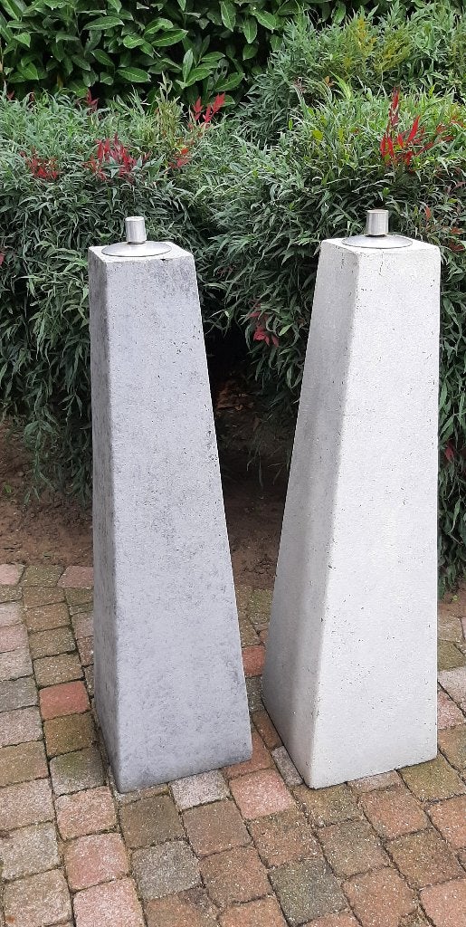 Tuinfakkel beton 2st., Tuin en Terras, Ophalen, Gebruikt