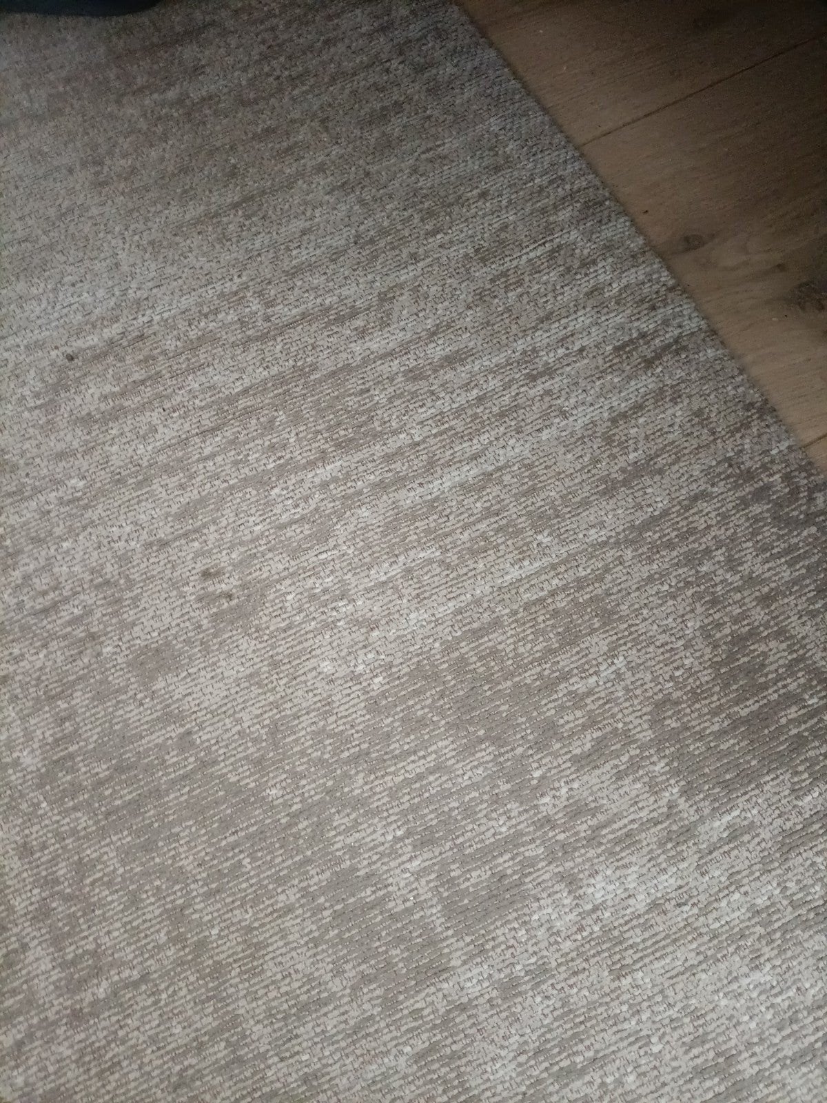 Vloerkleed grijs/taupe, Ophalen, Zo goed als nieuw, Grijs
