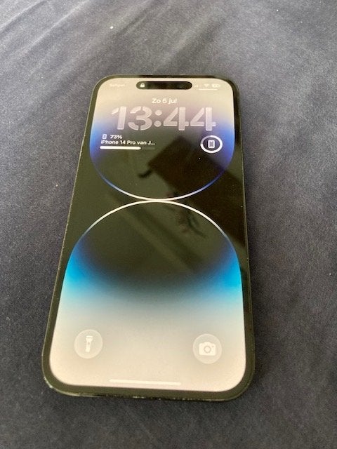 iPhone 14 Pro - Hoesje en doosje inbegrepen, Telecommunicatie, Mobiele telefoons | Apple iPhone, Ophalen, 128 GB, Zwart, Zo goed als nieuw