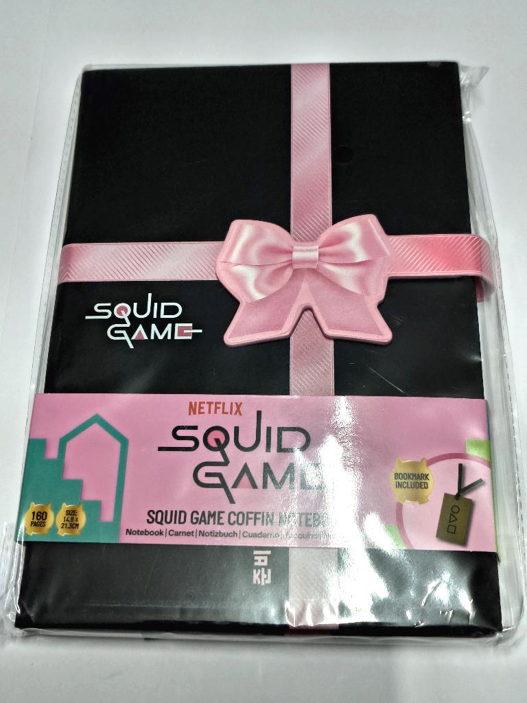 Squid Game Coffin Notebook, Fame Bros. Europe SARL, A5, Nieuw, Ophalen of Verzenden