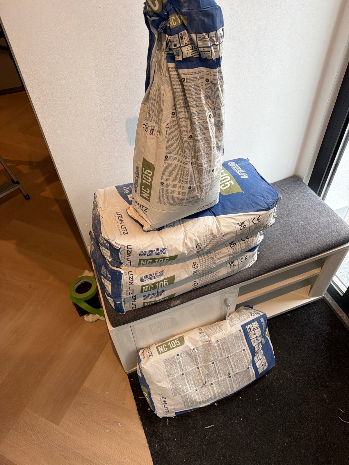 Uzin NC 105 Egaline voor PVC vloeren 4,5 zakken, Ophalen of Verzenden, Nieuw