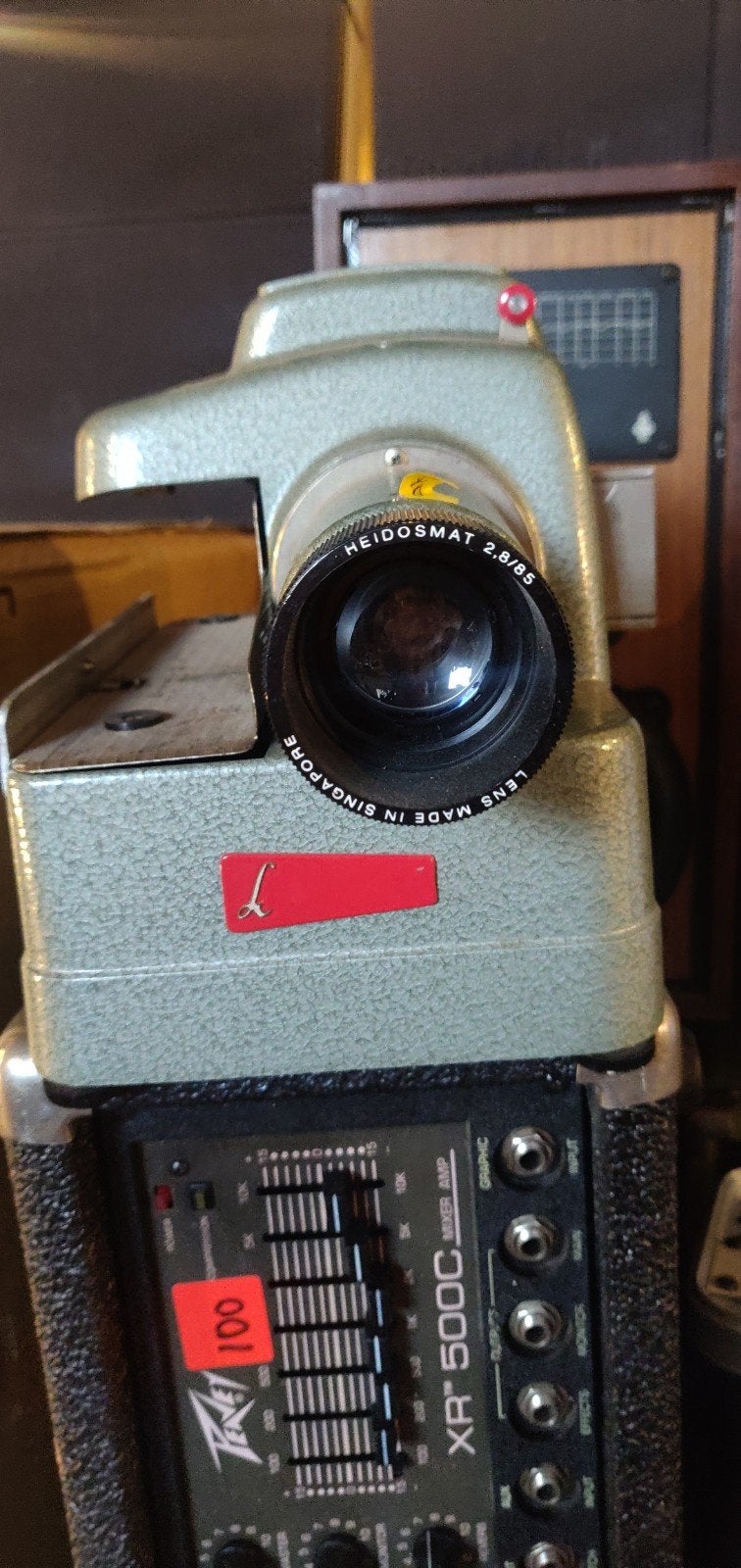 Vintage Liesegang Heidosmat 2.8/85 lens camera, Ophalen, Overige soorten, Overige merken, Minder dan 8x