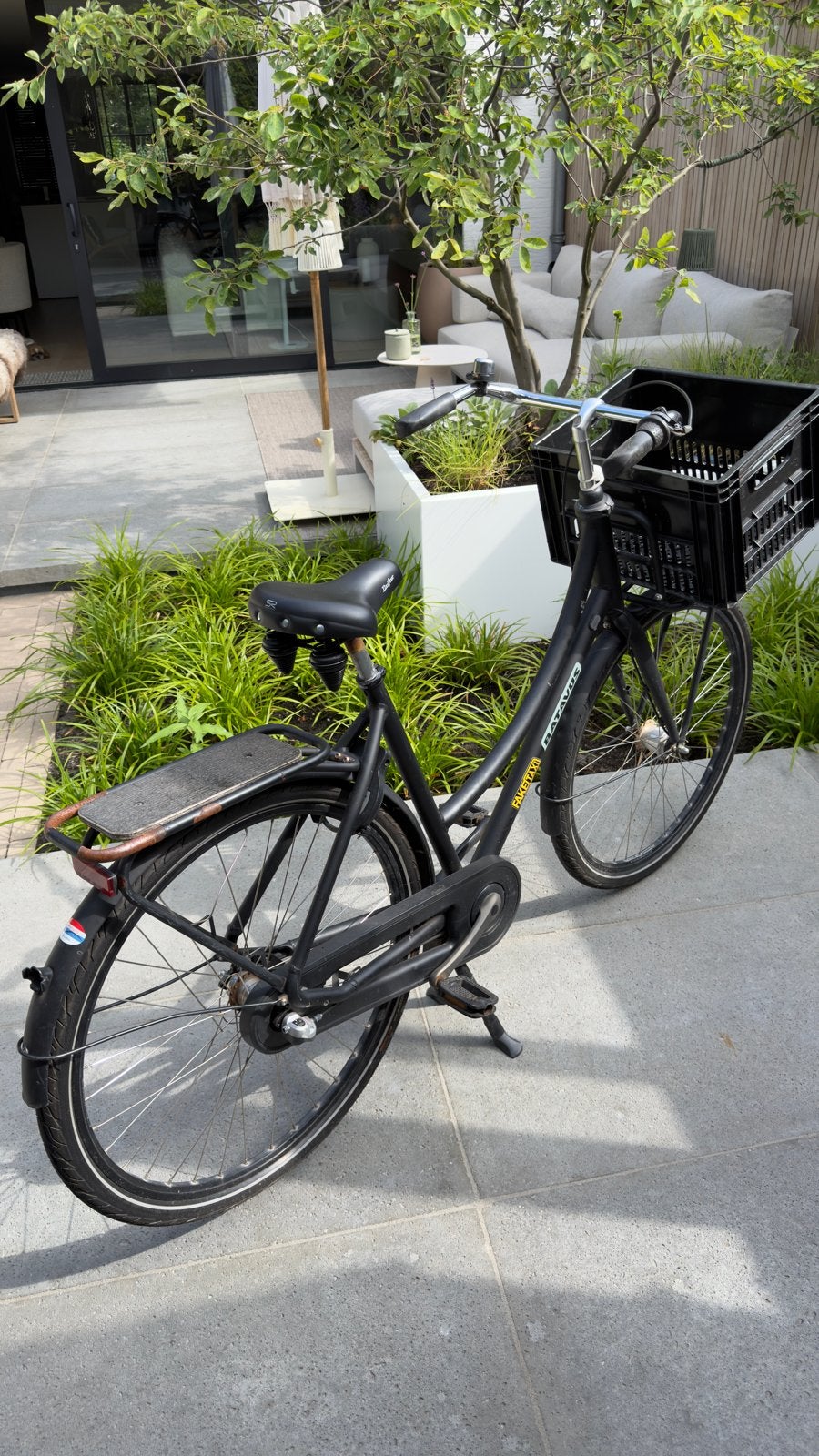Batavus Opknapper fiets met nieuwe banden en nieuw zadel, Fietsen en Brommers, Fietsonderdelen, Gebruikt, Staal, Stadsfiets, Ophalen