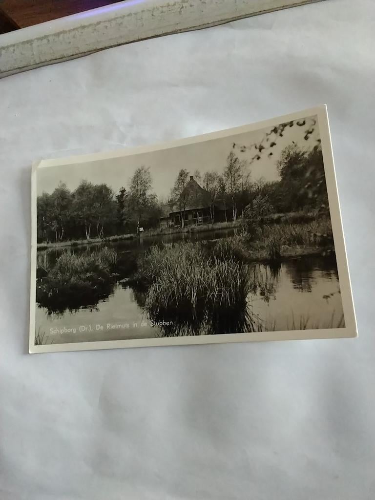 SCHIPBORG (DR)  DE RIETMUTS IN DE STUBBEN, Ophalen of Verzenden, Voor 1920, Drenthe