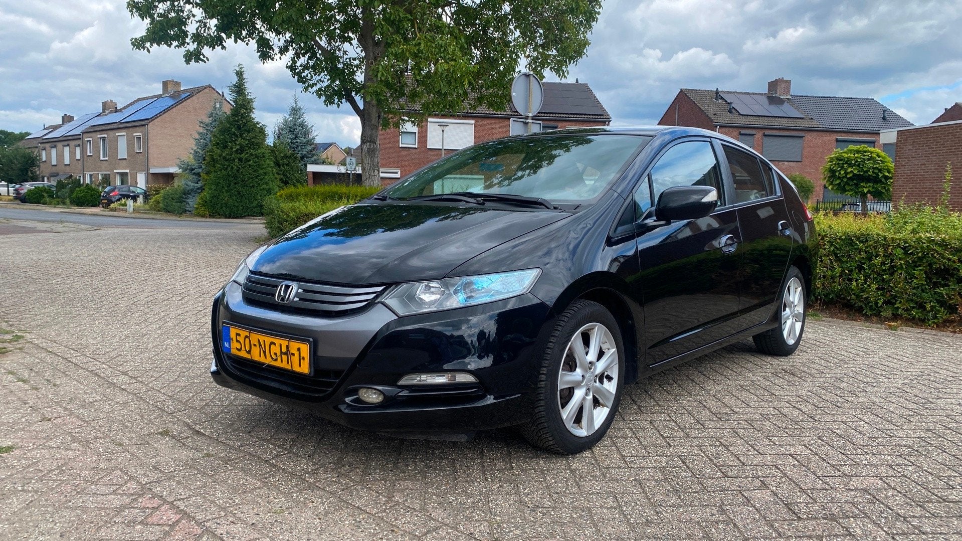 Honda Insight 1.3 Elegance, Auto's, Honda, Euro 5, Gebruikt, 4 cilinders, Zwart