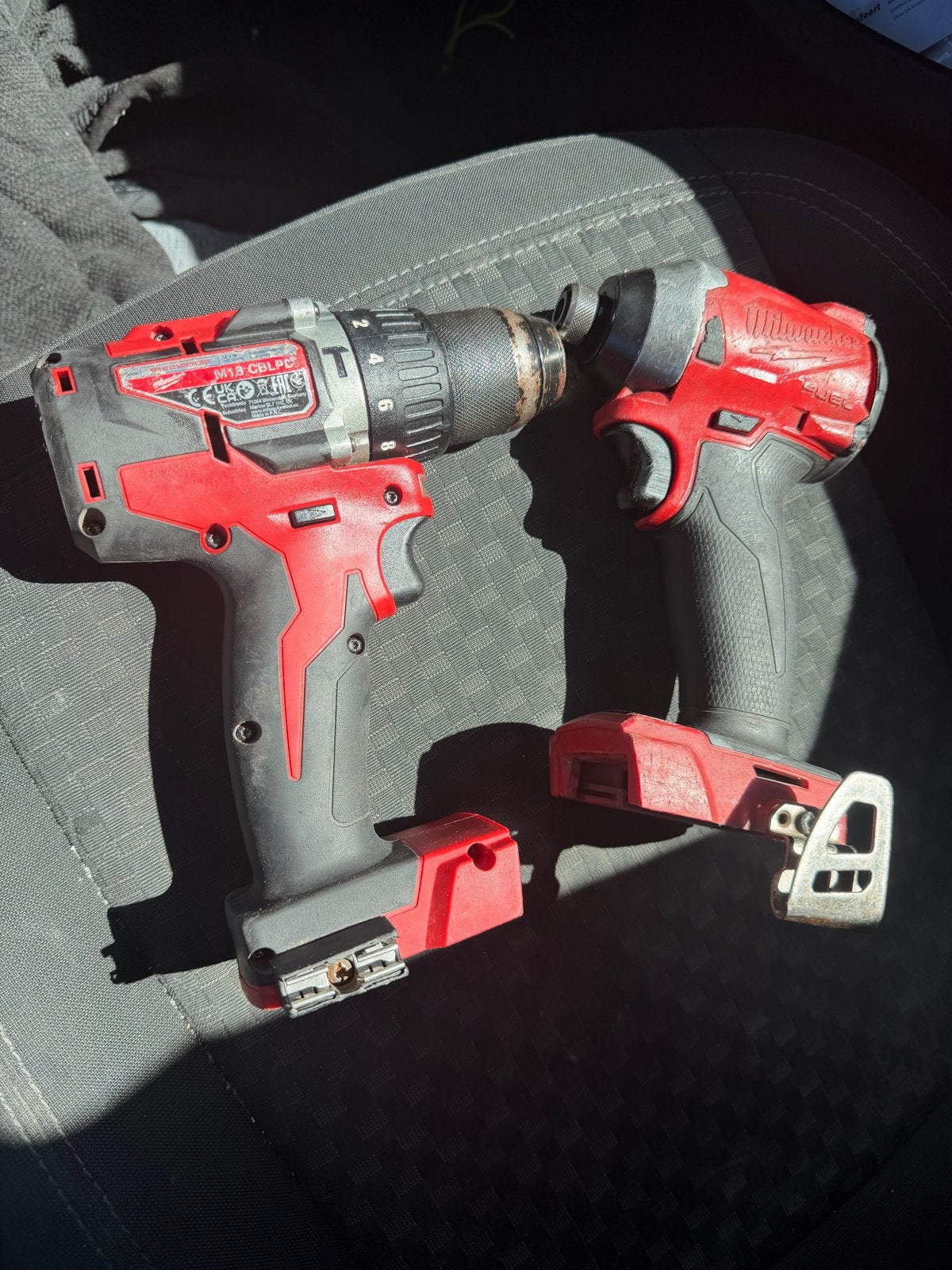 Milwaukee Boormachines - Defect voor onderdelen of reparatie, Doe-het-zelf en Verbouw, Ophalen, Gebruikt, Boor- en Schroefmachine