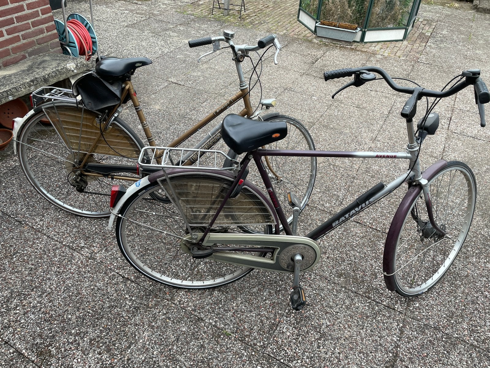Heren- en Damesfiets Batavus, Ophalen, Gebruikt, Versnellingen, Batavus