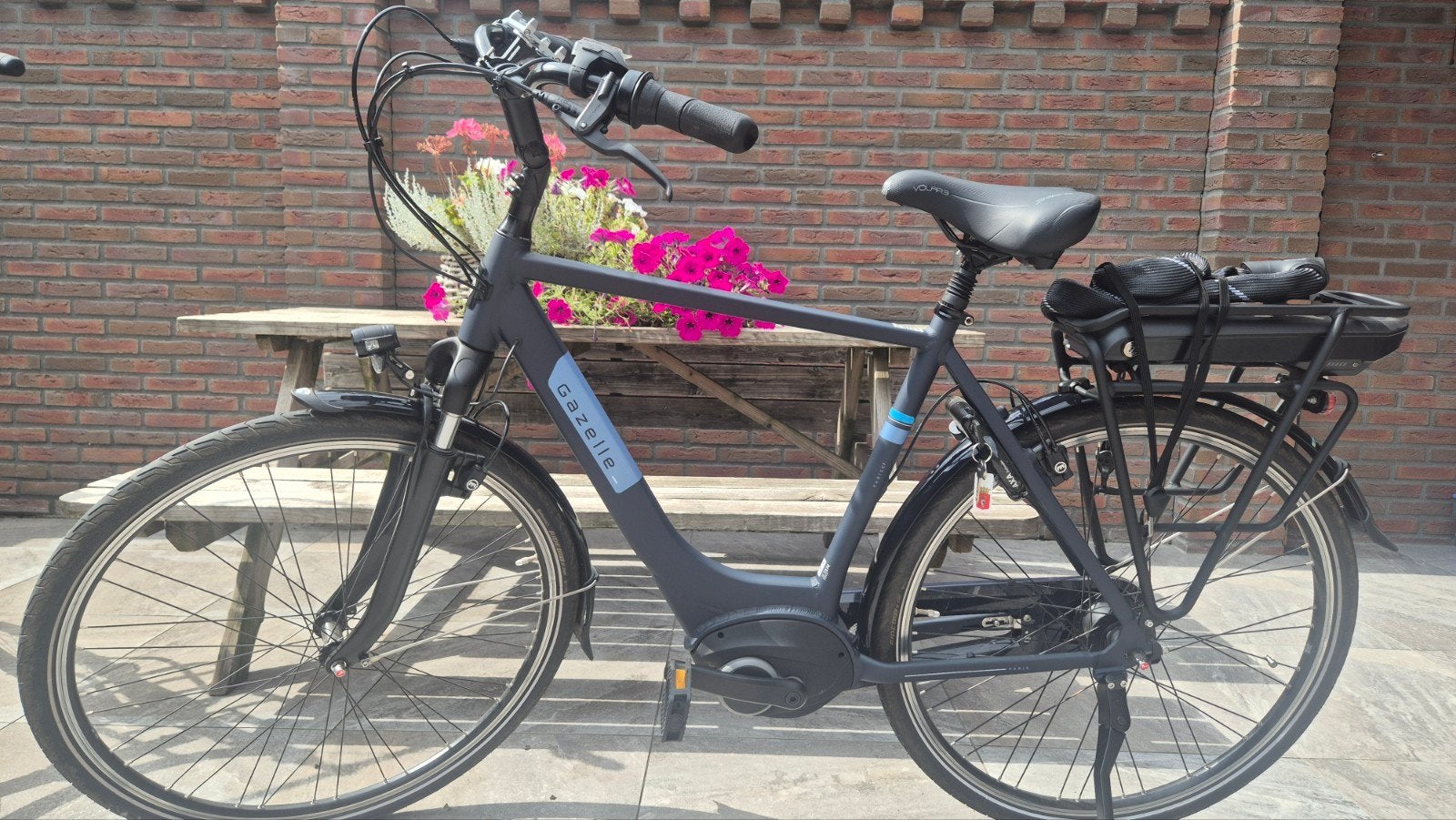 Gazelle Paris fiets 57, Ophalen, Zo goed als nieuw, 50 km per accu of meer, 55 tot 59 cm