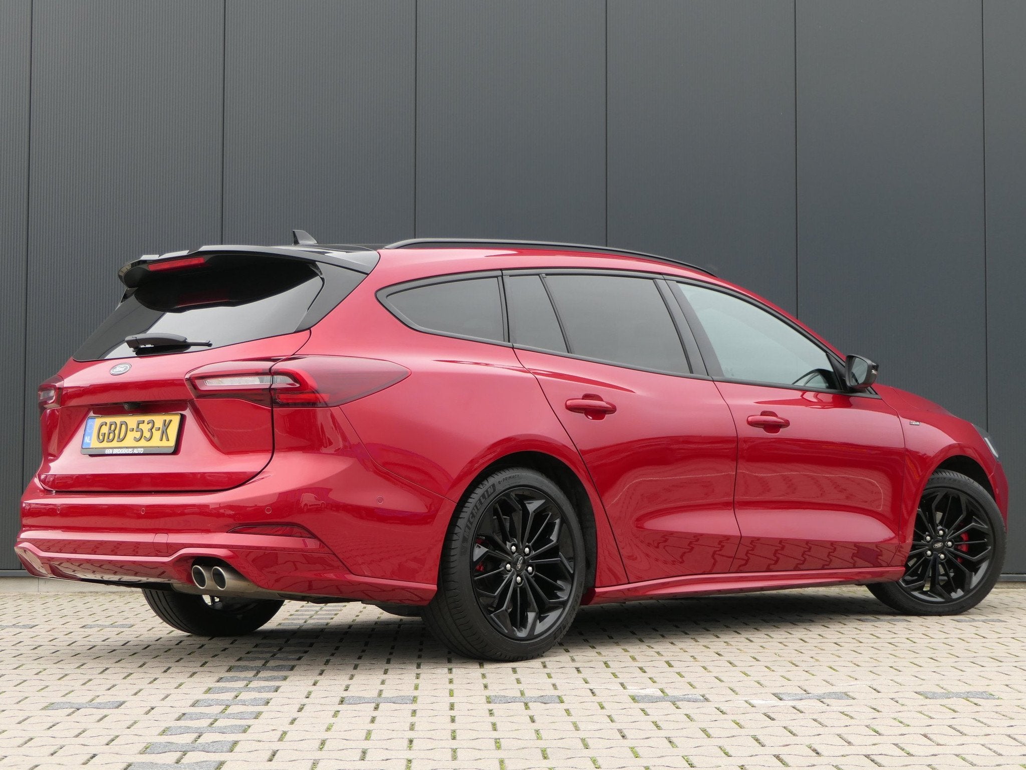 Ford Focus Wagon 1.0 EcoBoost Hybrid ST Line X Black Edition, Focus, Gebruikt, Euro 6, Origineel Nederlands