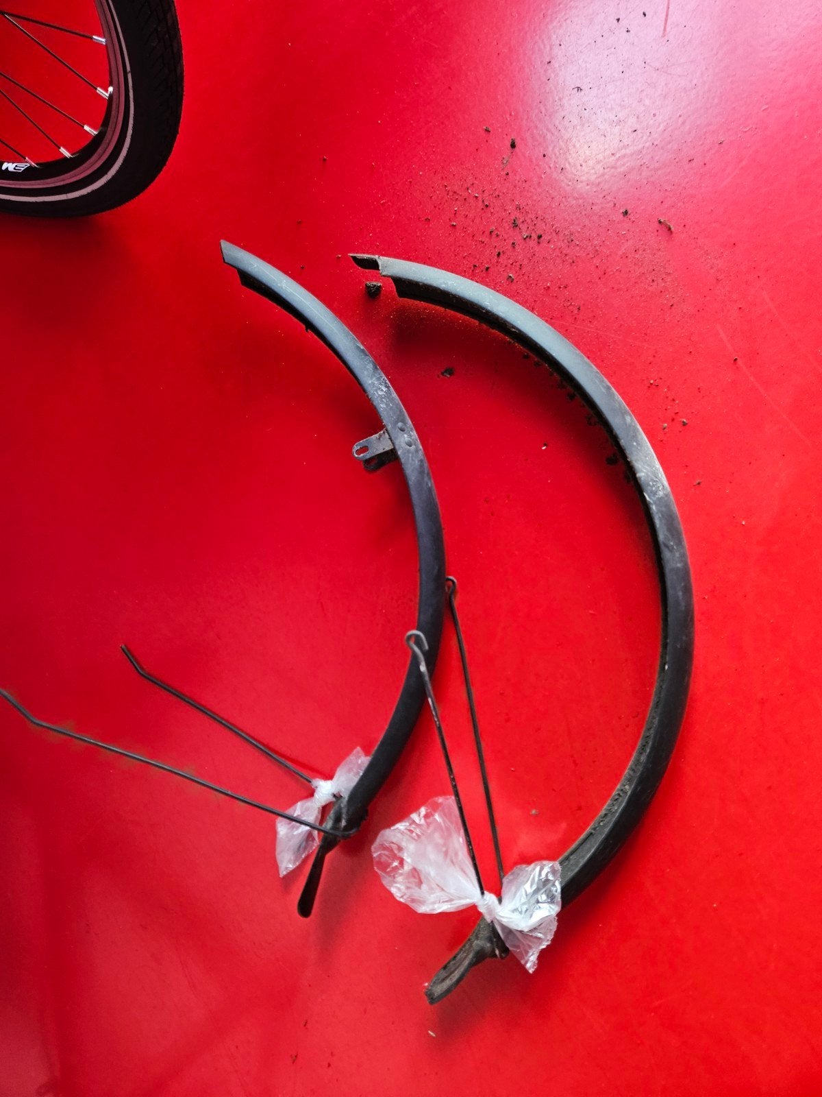 vanmoof x3 spatbordt voor en achter, Ophalen of Verzenden, Gebruikt, Spatbord, Toerfiets