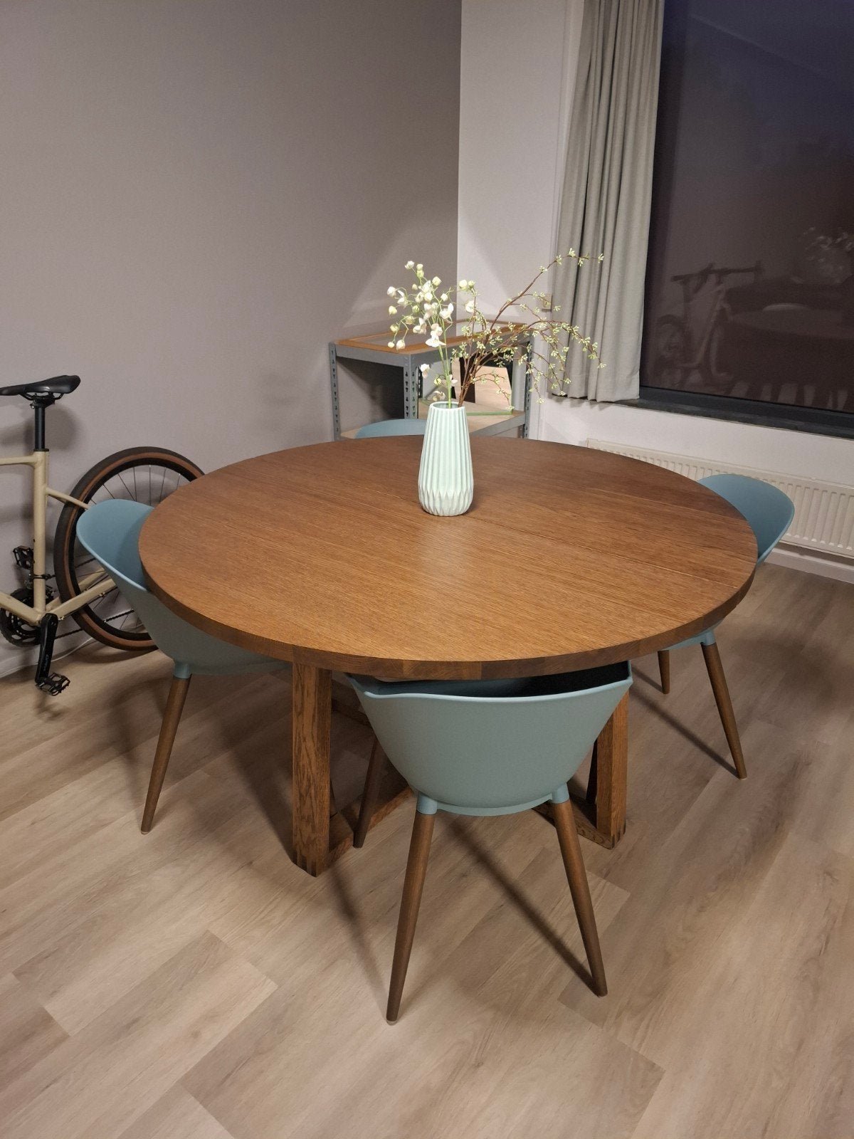 Ikea Morbylanga tafel rond 145 cm z.g.a.n., Ophalen