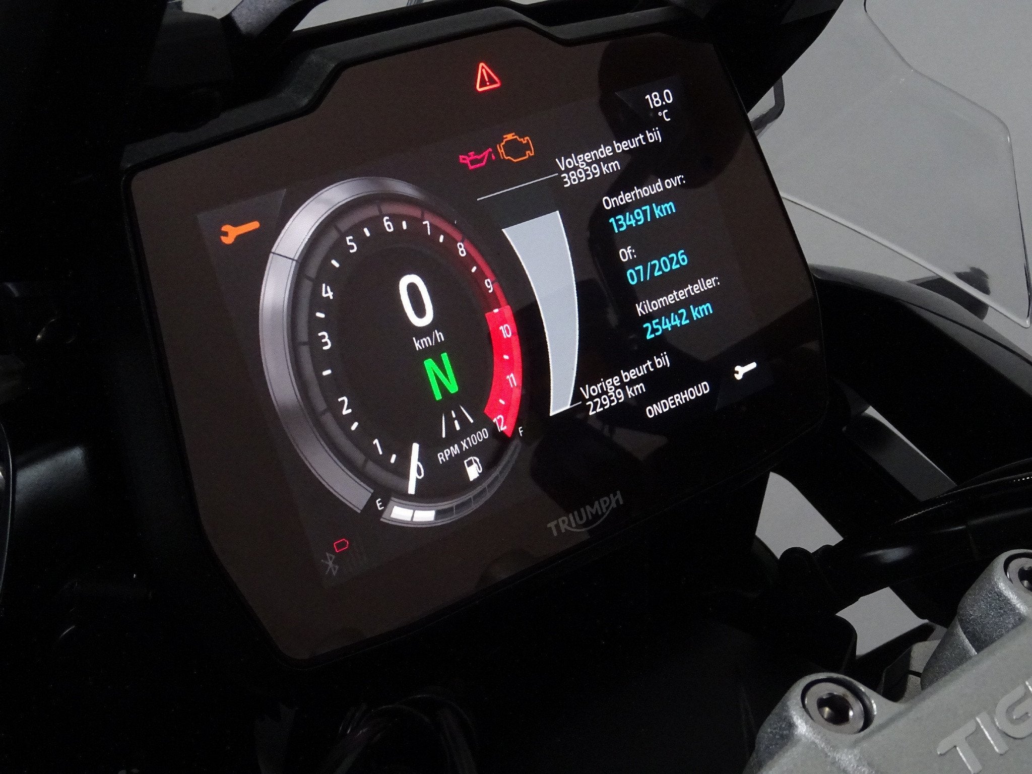 Triumph Tiger 1200 Rally Pro, Bedrijf, Meer dan 35 kW, Toermotor, Handvatverwarming