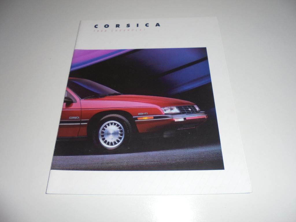 Amerikaanse brochure Chevrolet Corsica  1988, Ophalen of Verzenden, Zo goed als nieuw, Chevrolet