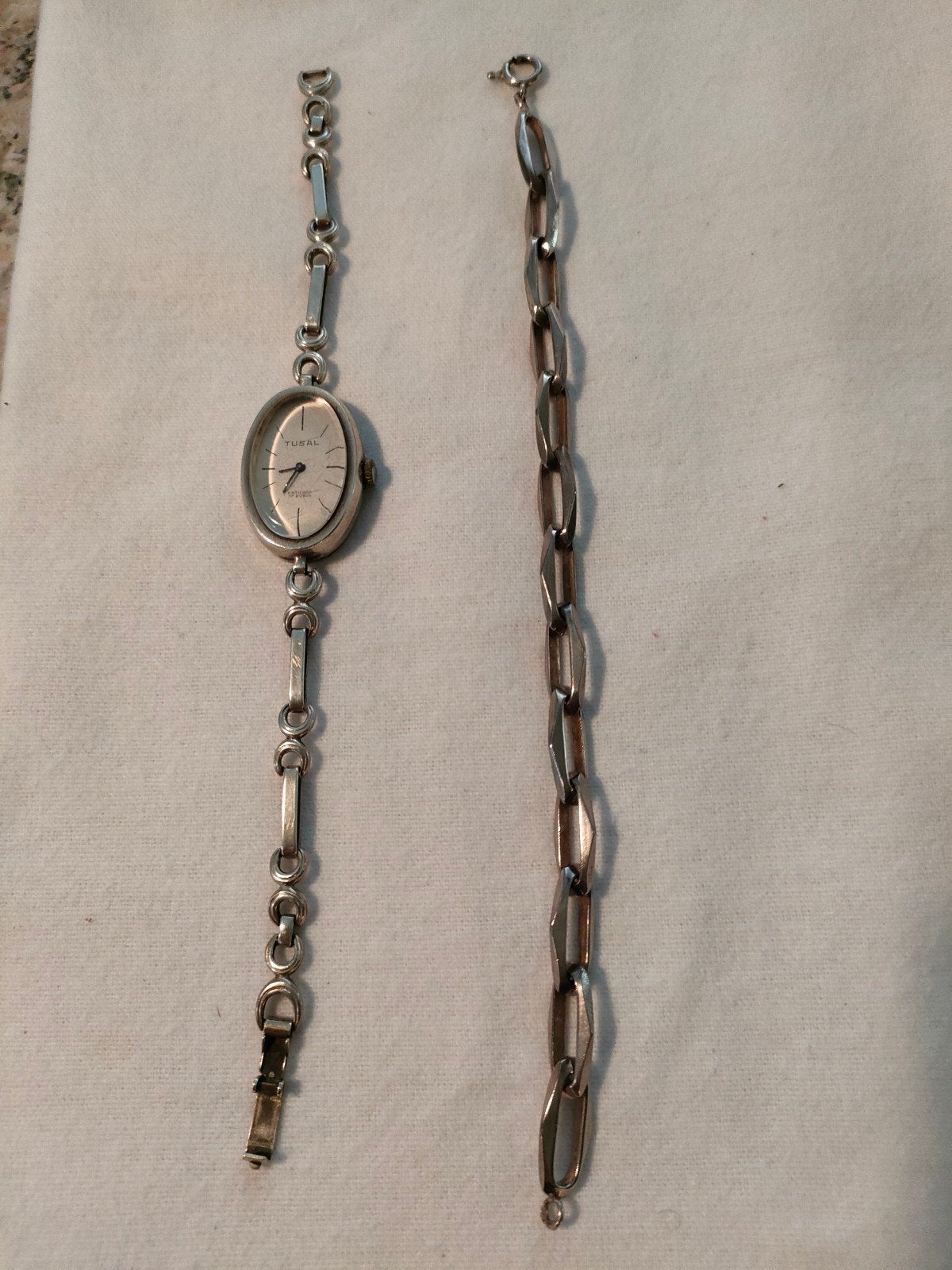 Zilveren Horloge,+Armband !, Overige merken, Staal, Ophalen of Verzenden, Zo goed als nieuw