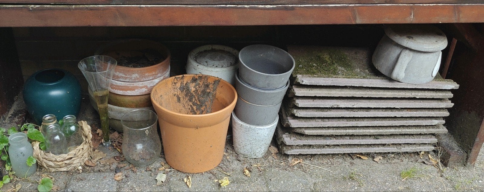 Plantenpotten en vaasjes, Ophalen, Gebruikt
