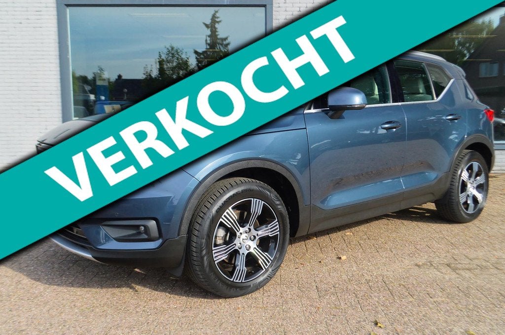 Volvo XC40 2.0 T4 Inscription | Wegklapbare trekhaak | Denim, Auto's, Volvo, 15 km/l, 1969 cc, Blauw, Bedrijf