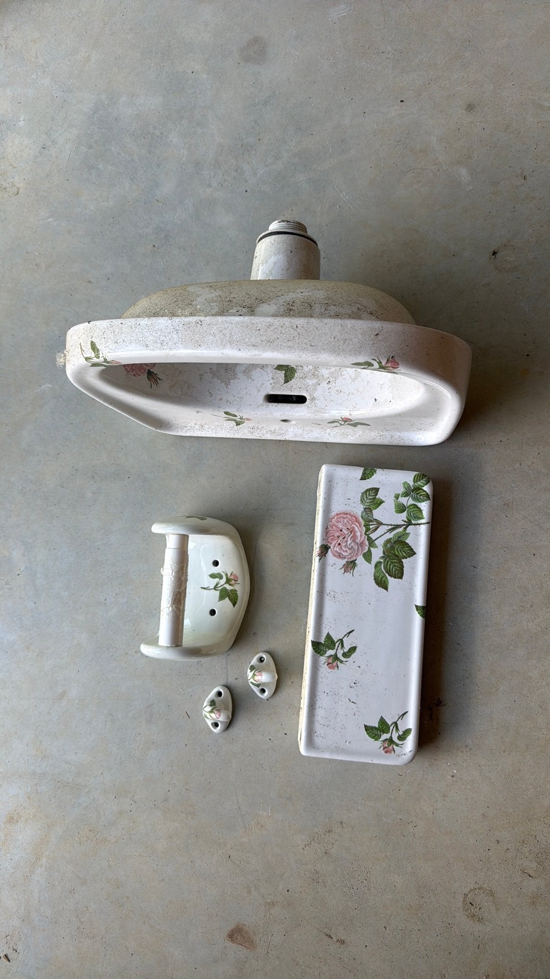 Toilet set Porcelaine de paris, Ophalen, Zo goed als nieuw, Toilet