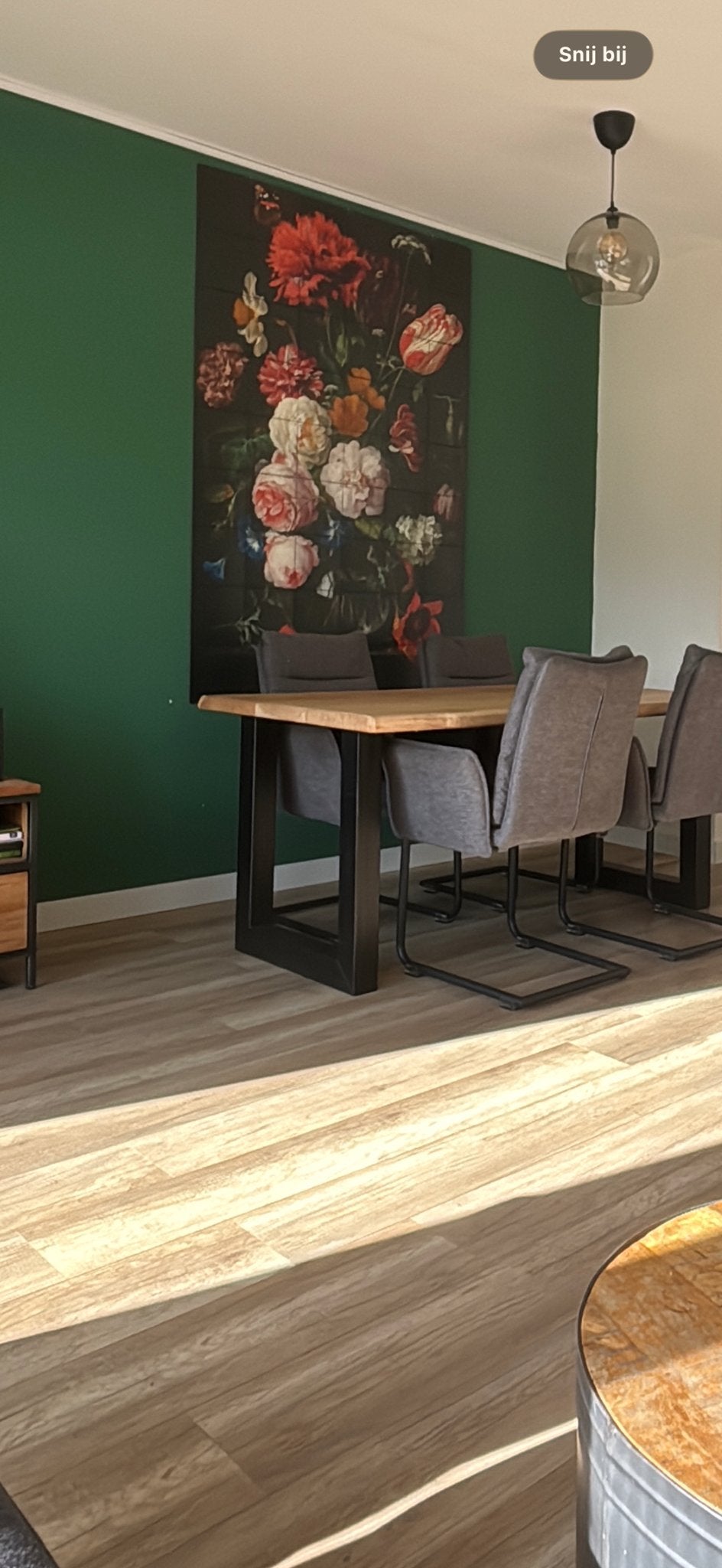 IXXI Wanddecoratie Rijksmuseum Stilleven Bloemen 140x180cm, 180 cm, 140 cm, Meerkleurig, Klassiek