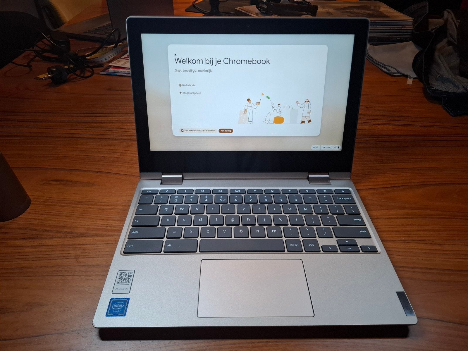 Lenovo IdeaPad Flex 3 CB-11IGL05 Chromebook, Computers en Software, Ophalen, Gebruikt, Qwerty, 64 GB eMMC