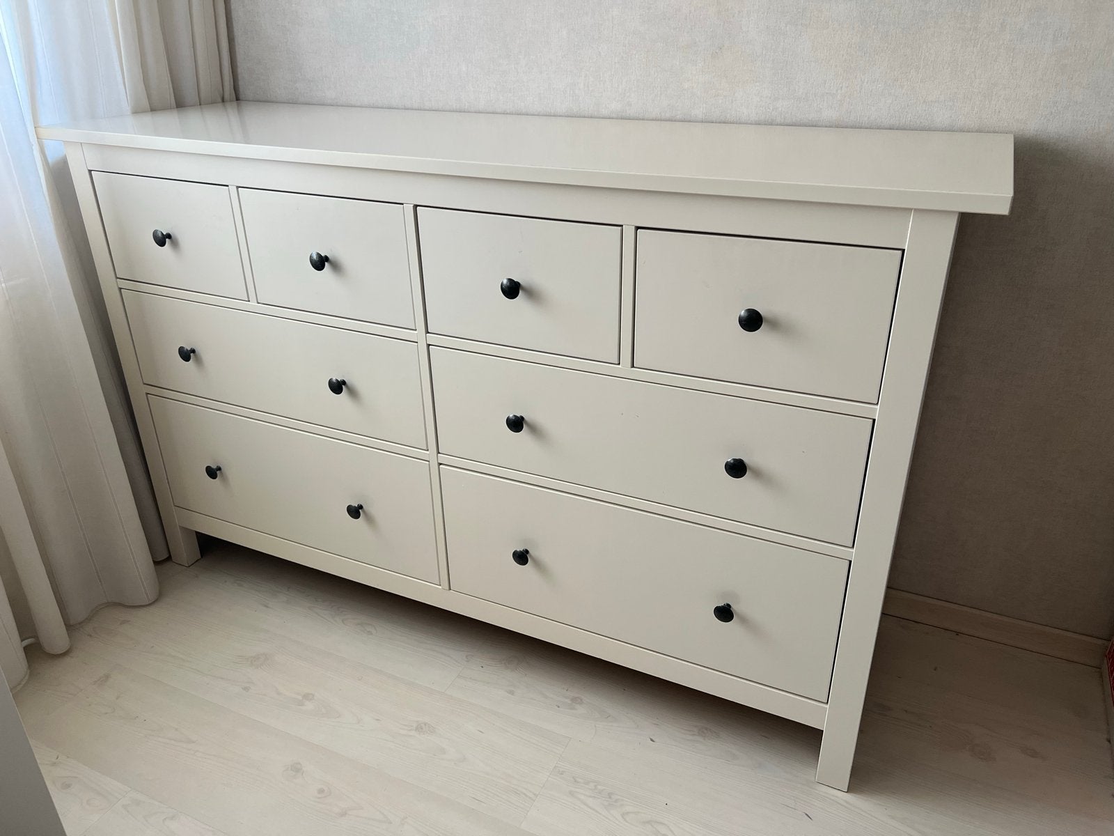 Ikea Hemnes ladekast, 8 lades, Huis en Inrichting, Ophalen, Gebruikt, 5 laden of meer, 100 tot 150 cm