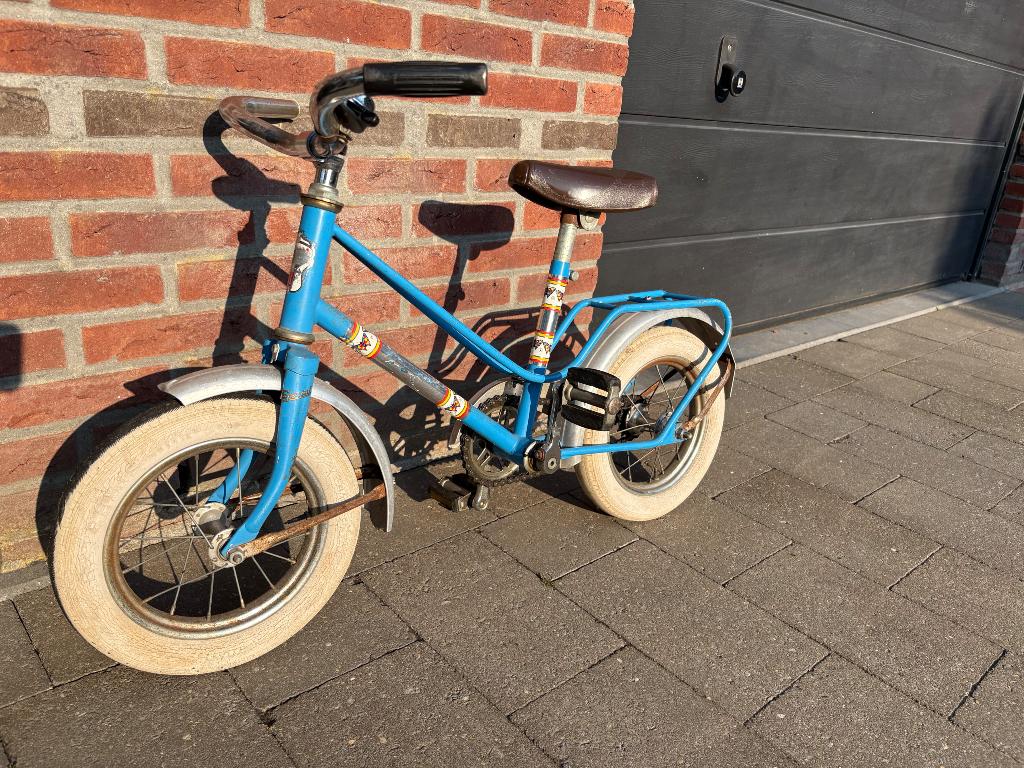 Retro kinderfietsje 12,5 inch, Ophalen of Verzenden, Gebruikt, Terugtraprem, Minder dan 16 inch