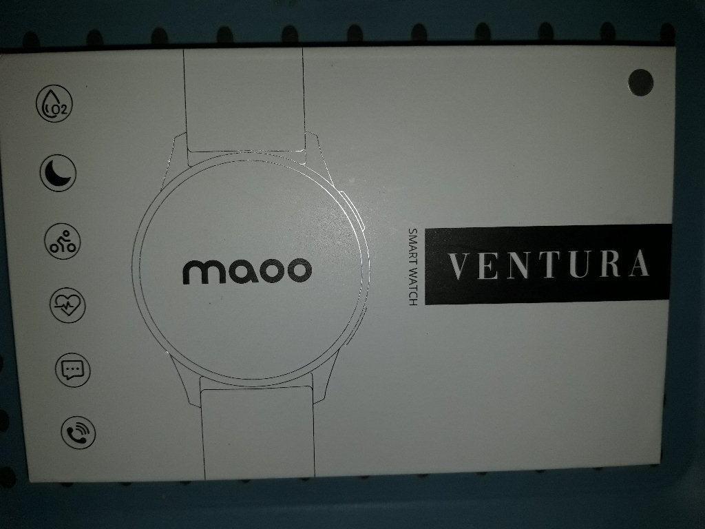 maoo, smartwatch, Gebruikt, Zwart, Afstand, Nvt