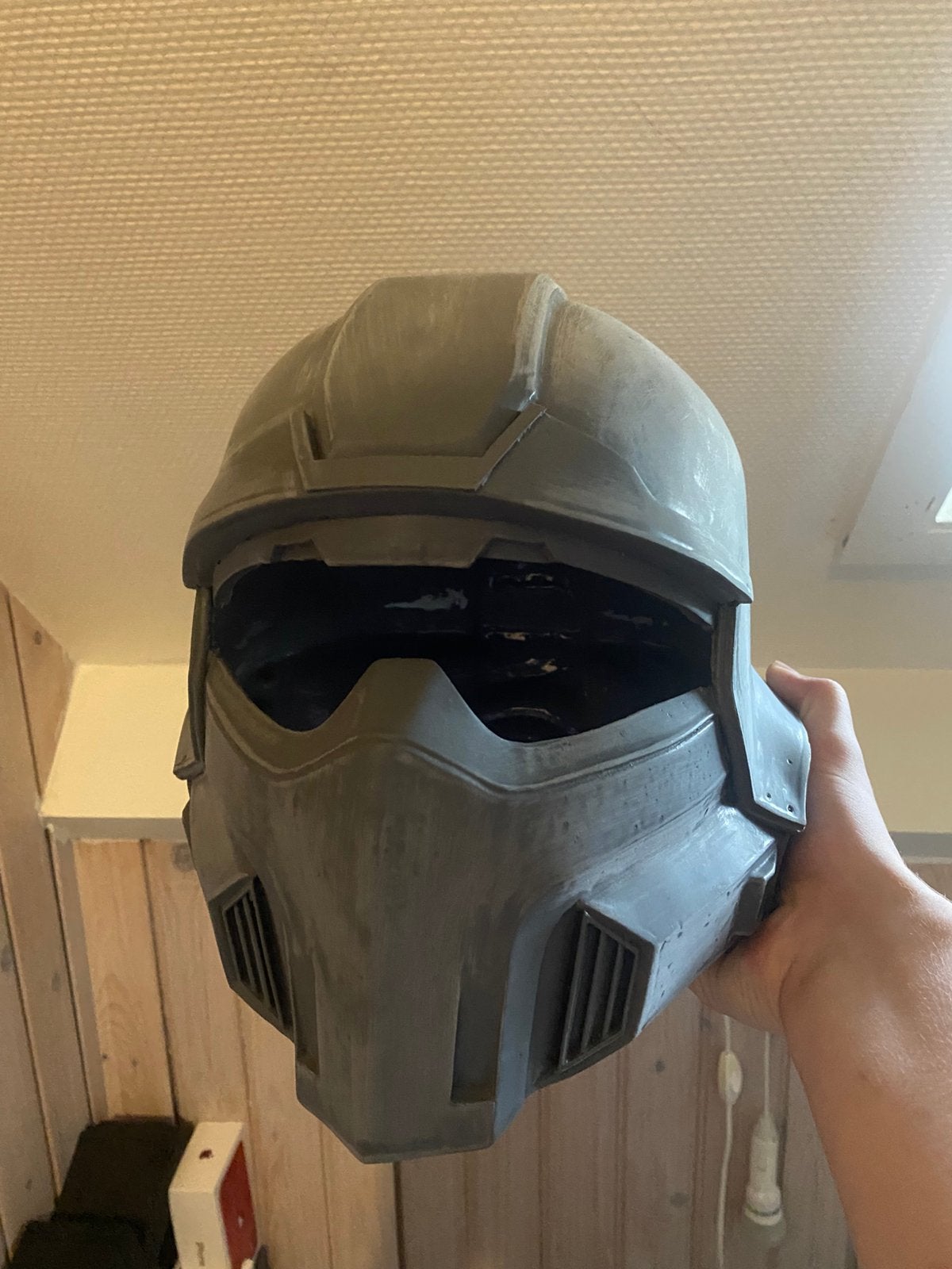 Helldivers helm door ashenwarriorprops, Ophalen of Verzenden, Zo goed als nieuw
