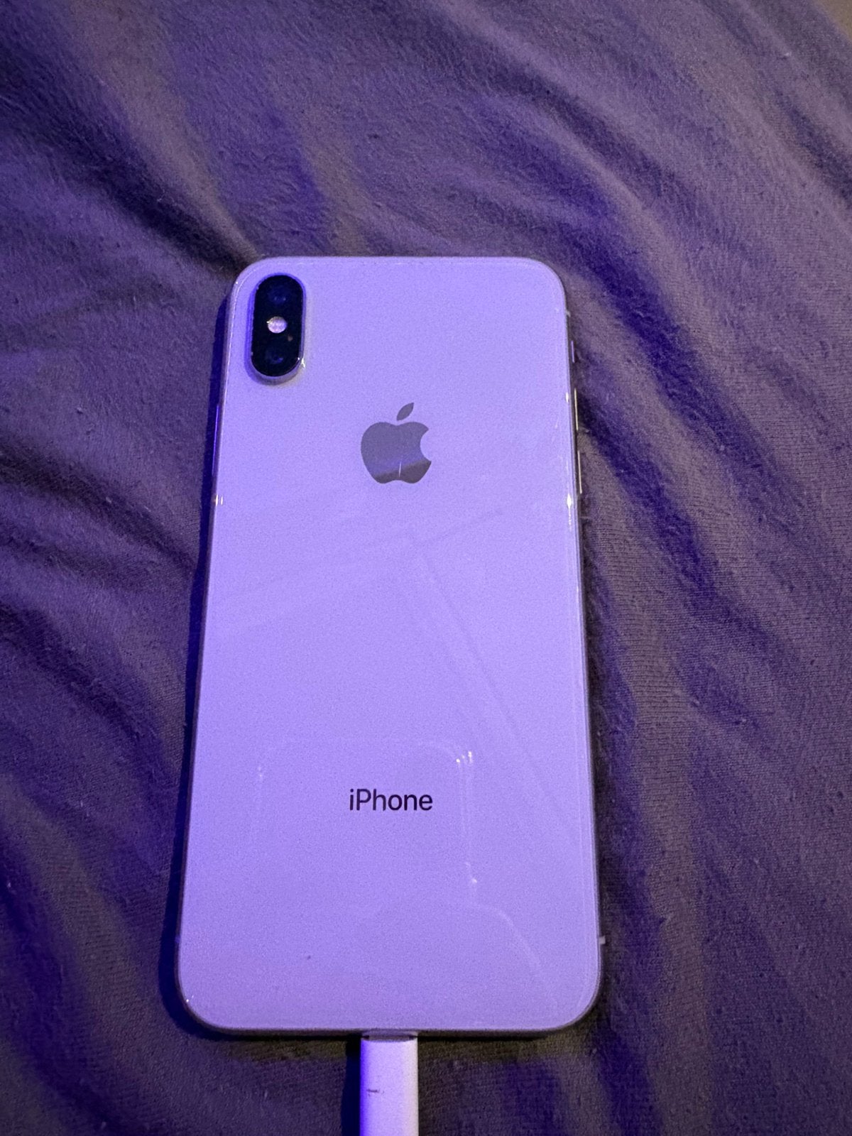 Apple Iphone X, 256 GB, Gebruikt, 71 %, Wit