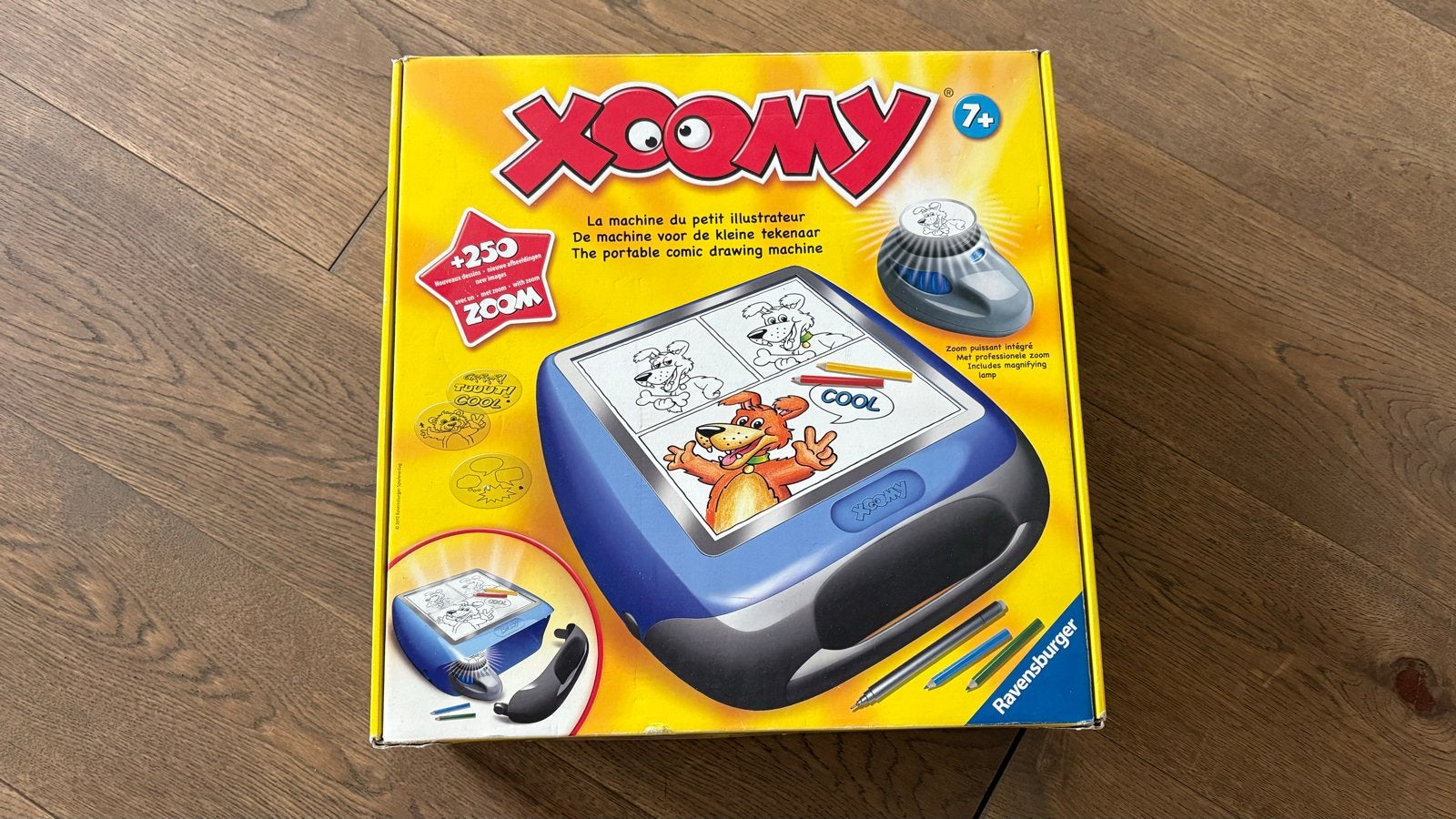Xoomy tekentafel met projector en sjablonen, Ophalen of Verzenden, Gebruikt, Knutselen, Met licht