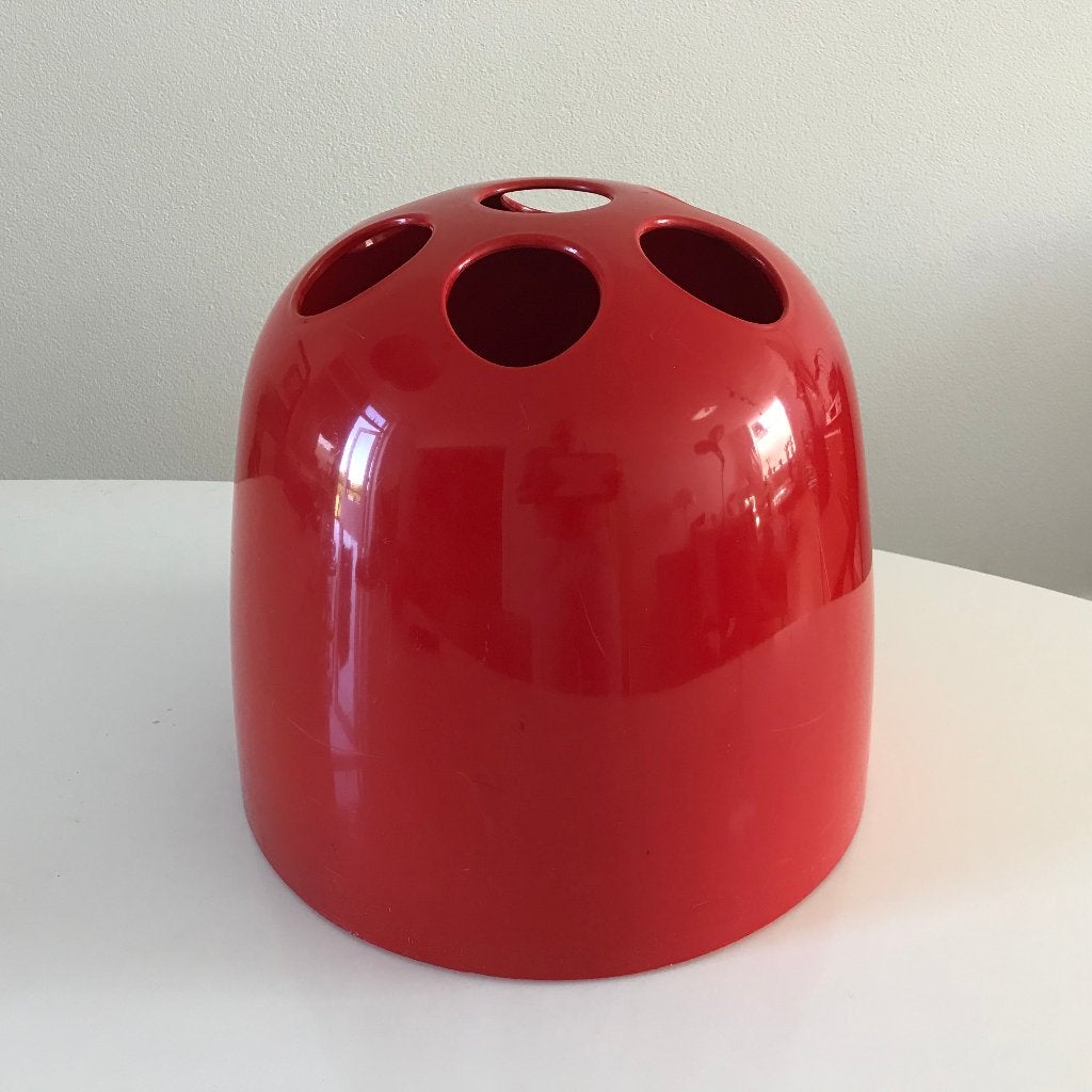 Artemide Dedalo rood paraplubak paraplu bak', Huis en Inrichting, Woonaccessoires | Paraplubakken, Gebruikt, Ophalen of Verzenden