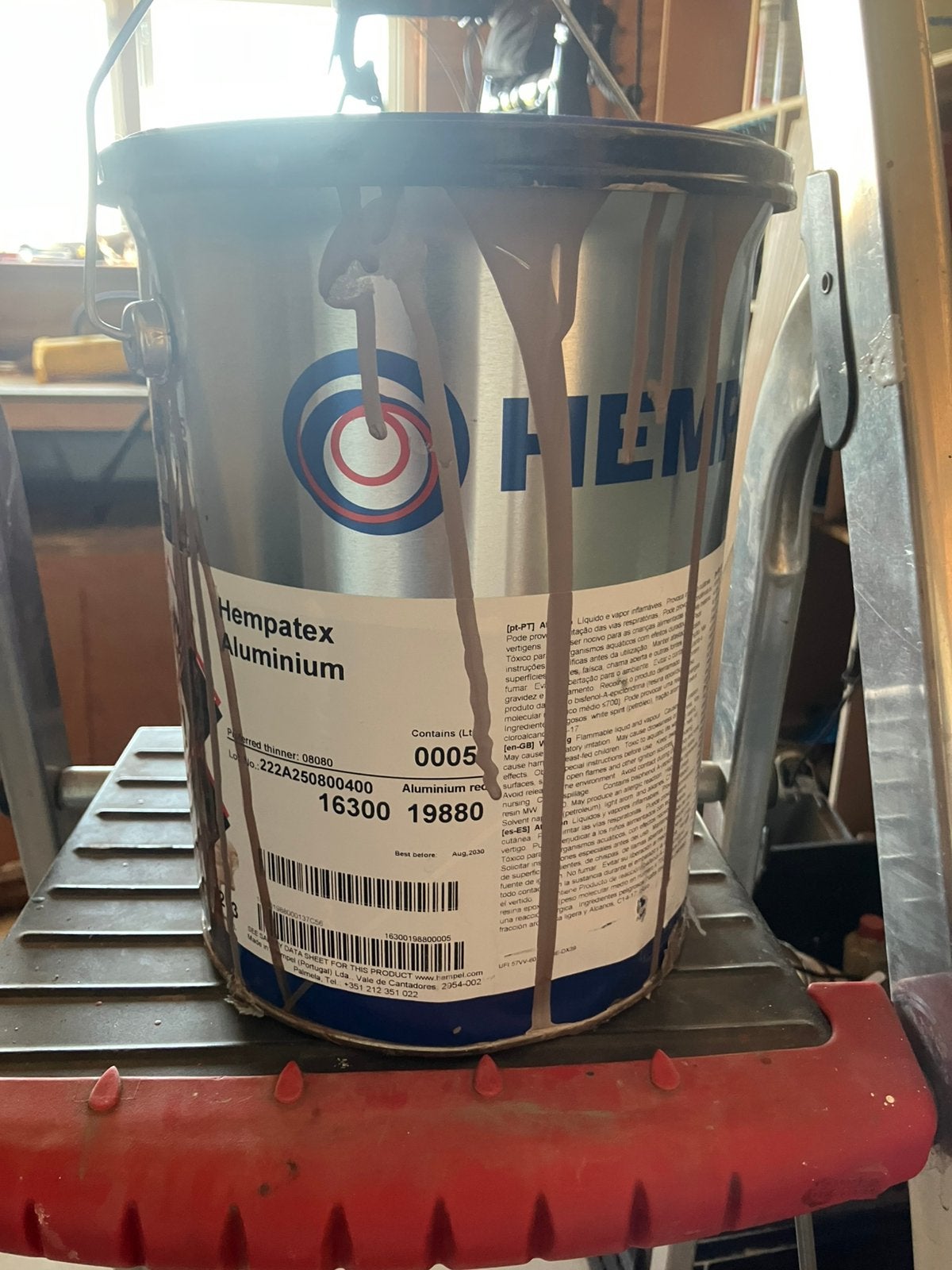 Hempatex primer alu, 4,8 liter, Ophalen, Roze, Minder dan 5 liter, Verf