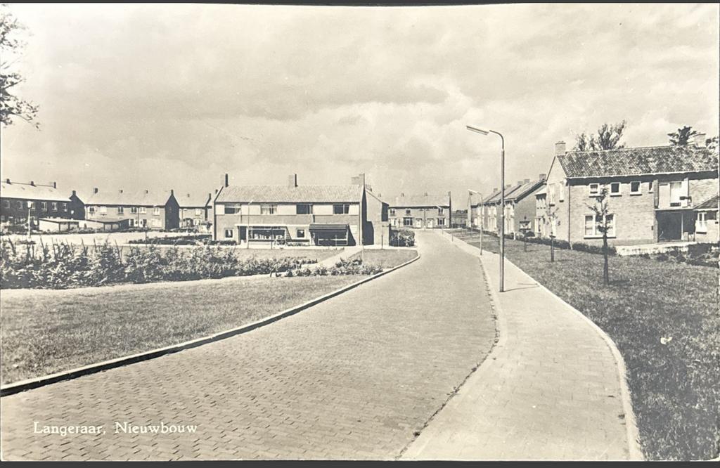 Langeraar, Nieuwbouw, Verzamelen, Ophalen of Verzenden, 1960 tot 1980, Ongelopen, Zuid-Holland