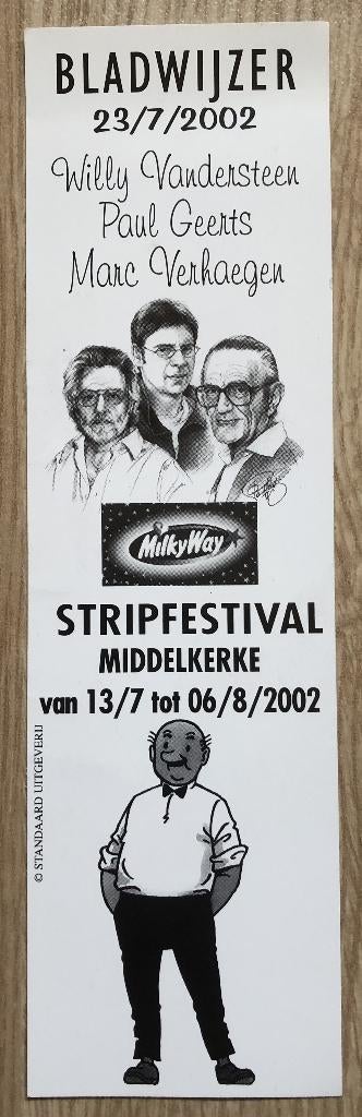 SUSKE EN WISKE - BLADWIJZER STRIPFESTIVAL MIDDELKERKE, Eén stripboek, Ophalen of Verzenden, Nieuw