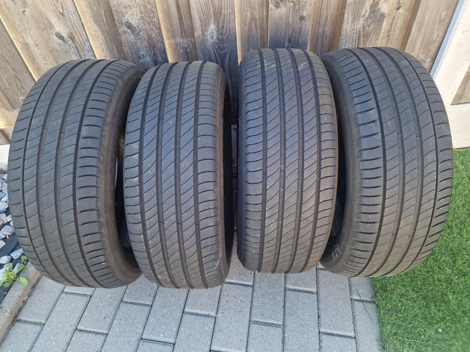4 Michelin Primacy Zomerbanden 215/55/R17, Auto-onderdelen, Banden en Velgen, Ophalen, 17 inch, Band(en), Zomerbanden