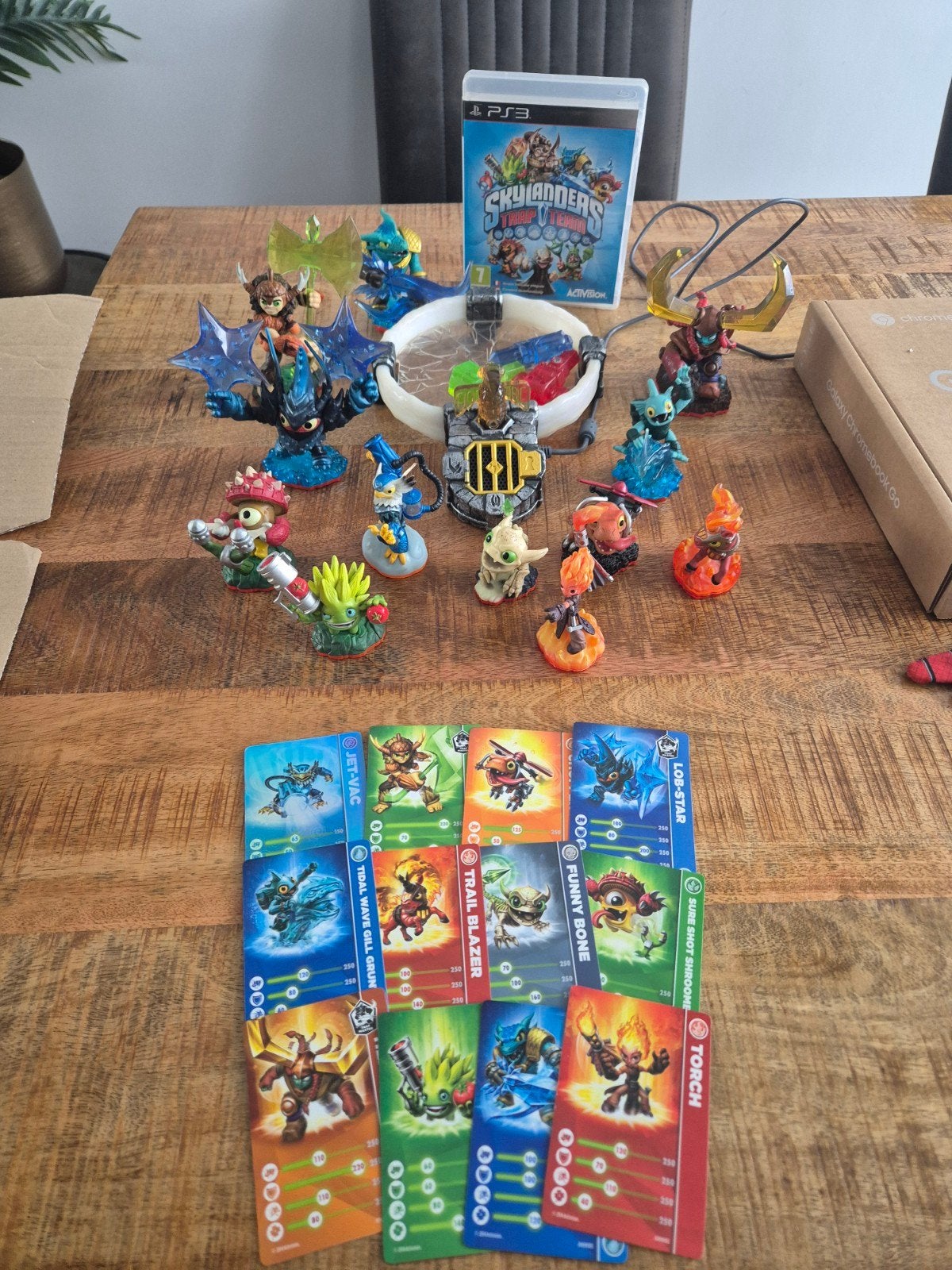 Skylanders Trap Team PS3 met figuren en kaarten, Spelcomputers en Games, Games | Sony PlayStation 3, Gebruikt, 2 spelers, Eén computer