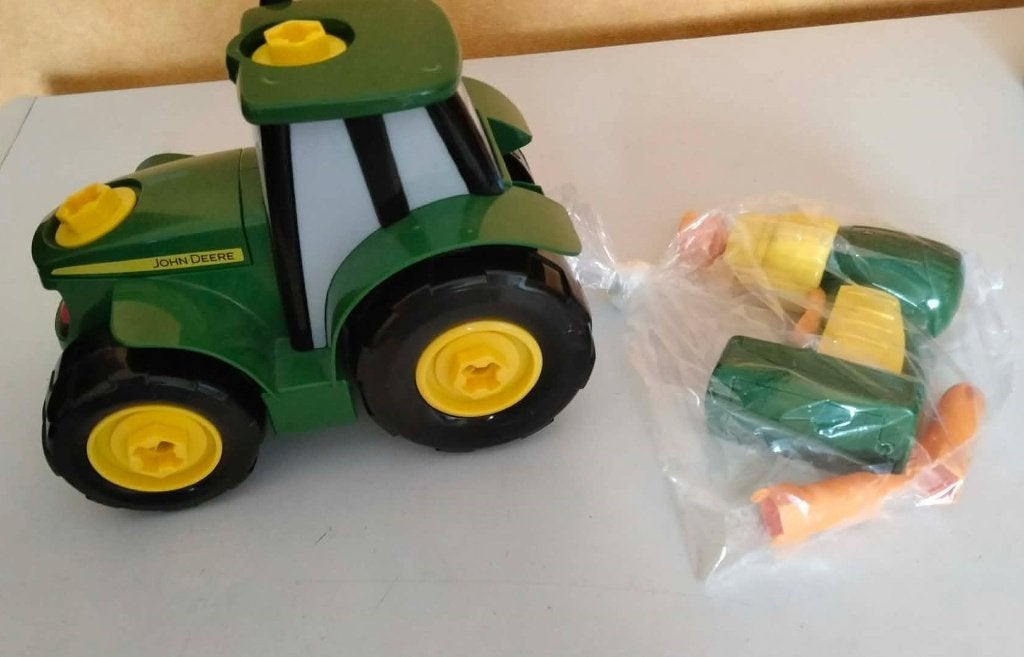 John Deere Traktor / Speelgoed traktor, Ophalen of Verzenden, Zo goed als nieuw, Bouwen