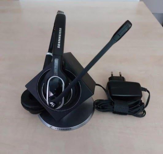 Sennheiser DW Pro2 headset, Computers en Software, Headsets, Gebruikt, On-ear, Ophalen of Verzenden, Draadloos