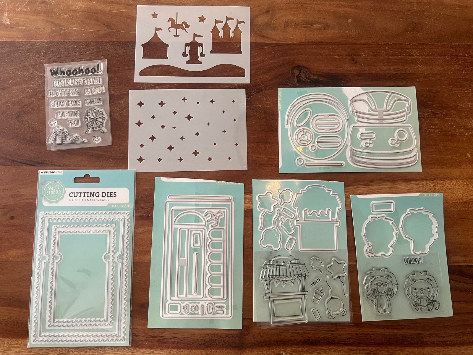 Studio Light Sweet Stories set - Theme Park, Geschikt voor snijden, Overige thema's, Meerkleurig, Ophalen of Verzenden