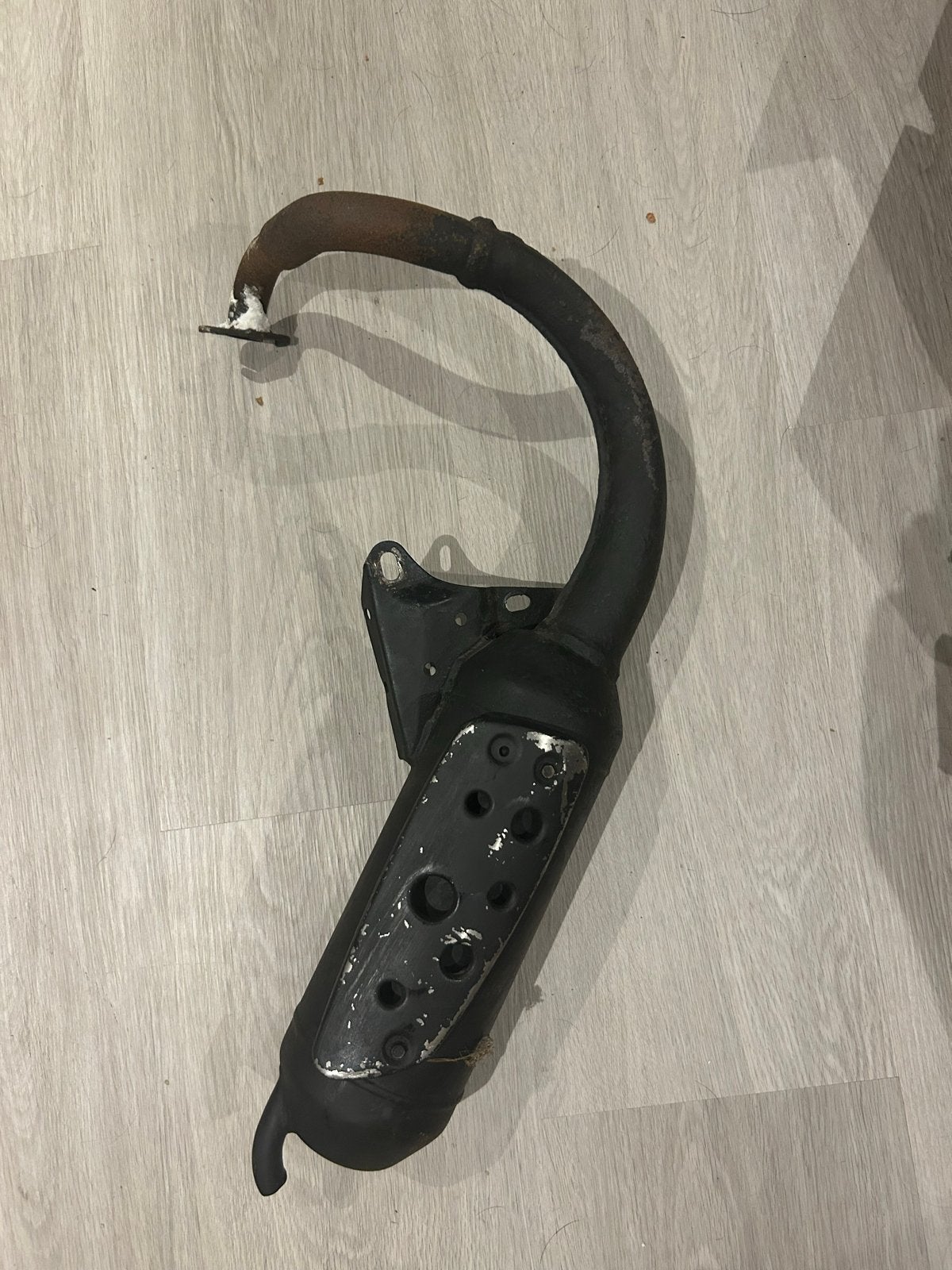 Orginele peugeot verticaal uitlaat, Fietsen en Brommers, Ophalen of Verzenden, Gebruikt, Uitlaat