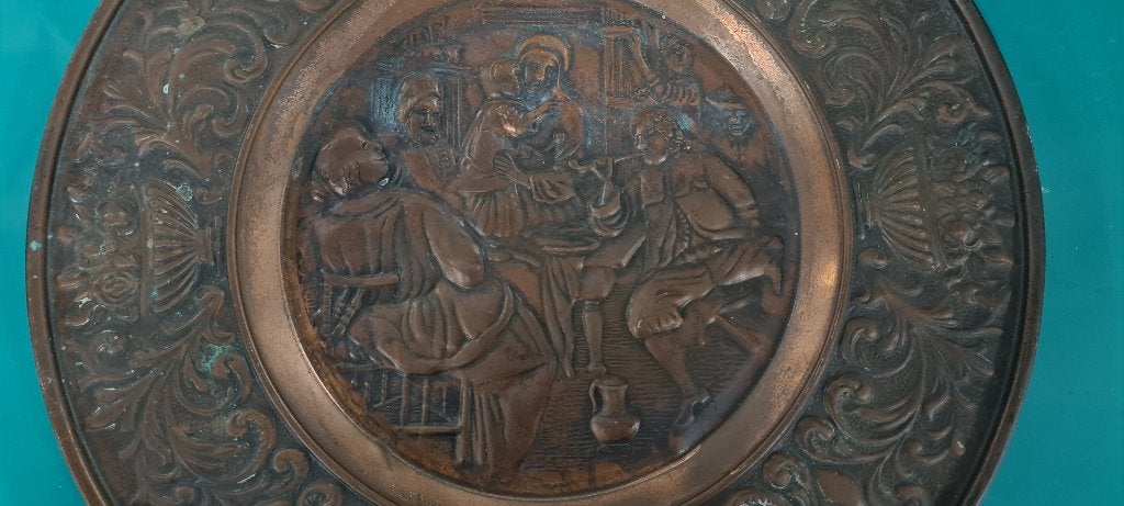 Wandornament, Gebruikt, 37 cm, Ophalen of Verzenden, Wandcirkel