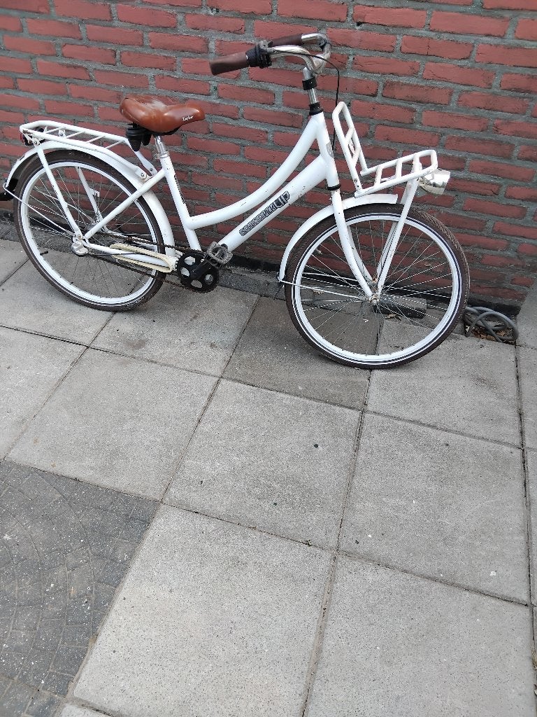 Te koop kinderfiets, Ophalen, Gebruikt, Terugtraprem, Minder dan 16 inch