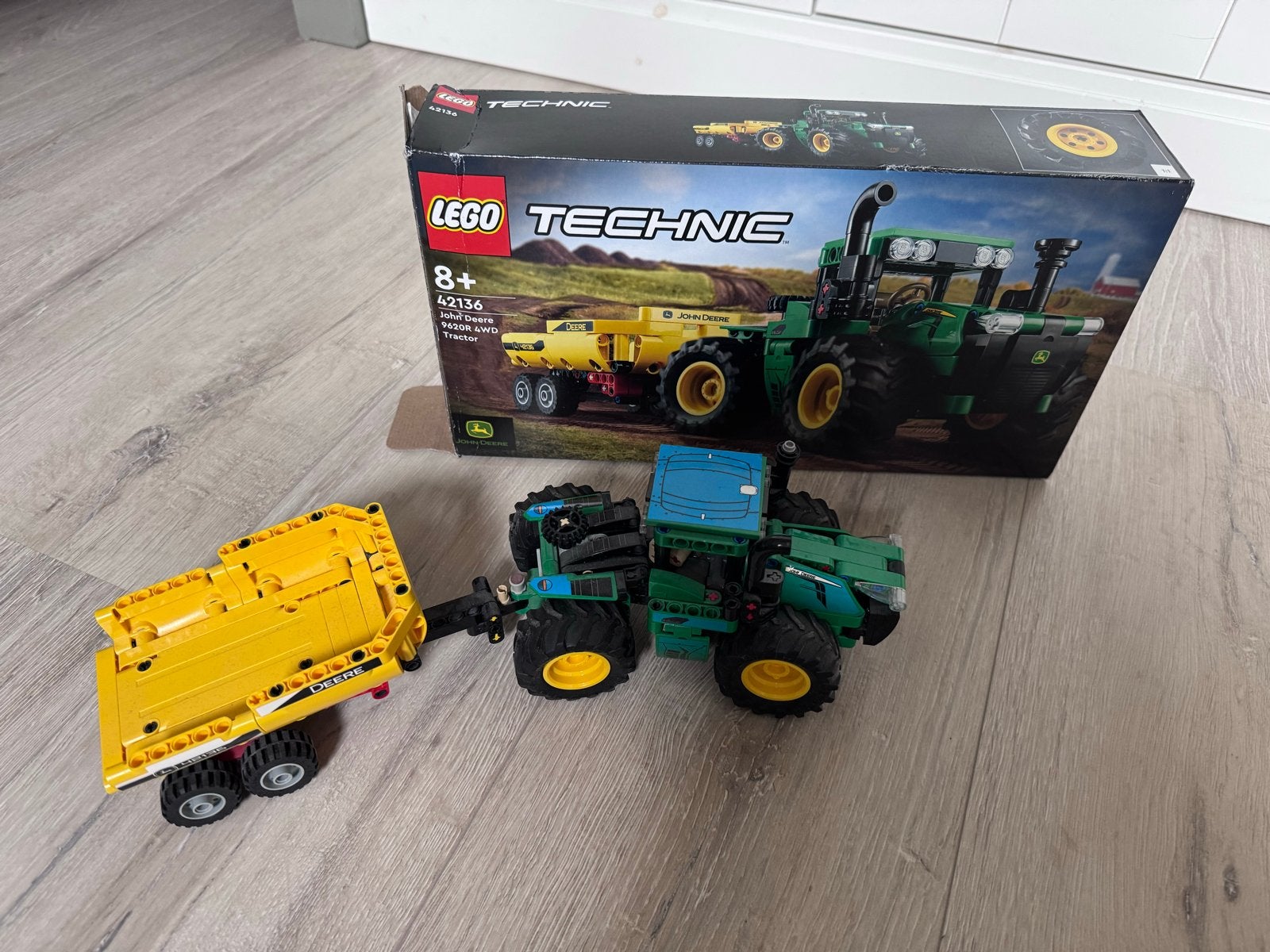 LEGO Technic John Deere 9620R 4WD Tractor (42136), Ophalen of Verzenden, Gebruikt, Overige merken