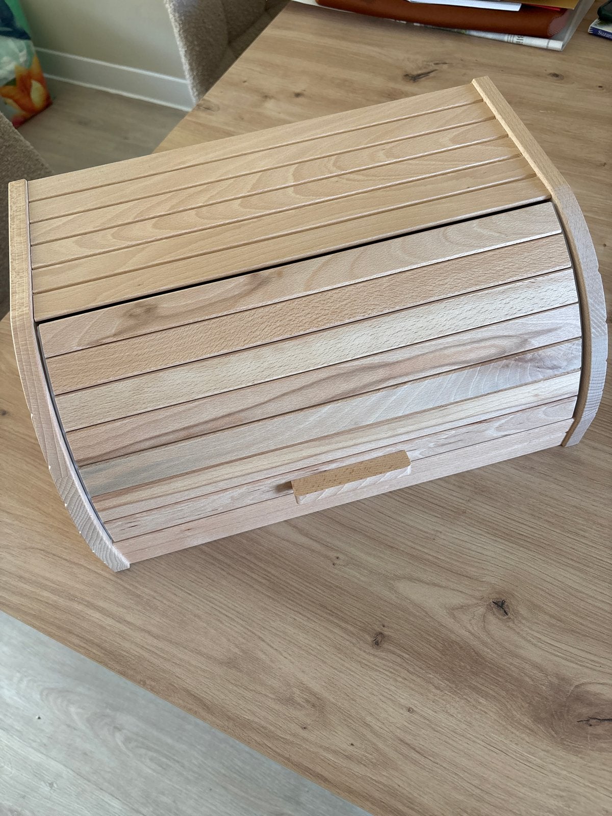 Ikea Magasin houten broodtrommel zgan, Ophalen, Hout, Zo goed als nieuw, Broodtrommel