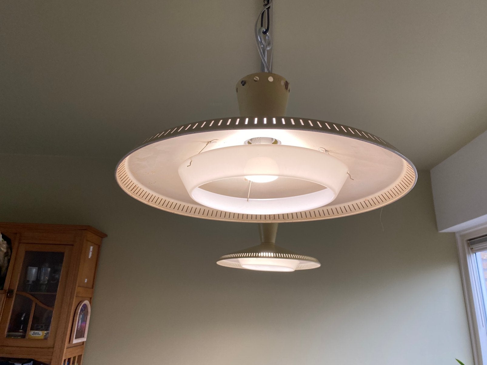 Hanglampen philips Louis Kalff NB92 / NB93, Huis en Inrichting, Ophalen of Verzenden, Zo goed als nieuw