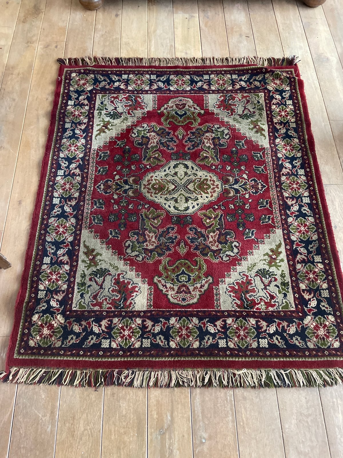 Prachtig Perzisch tapijt - Rood, Blauw, Groen, Ophalen, Gebruikt, 100 tot 150 cm, 150 tot 200 cm