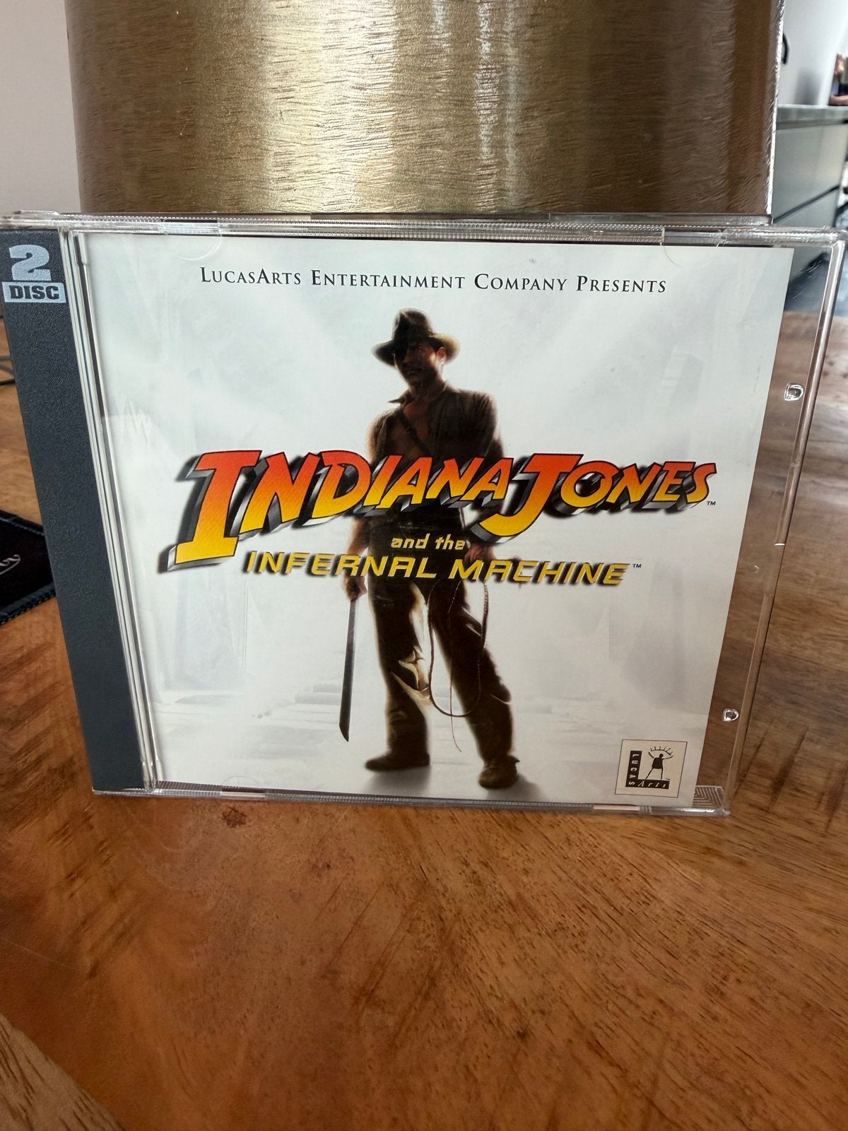 Indiana Jones and the Infernal Machine PC Game (2 Discs), Spelcomputers en Games, Avontuur en Actie, Gebruikt, 1 speler, Ophalen of Verzenden