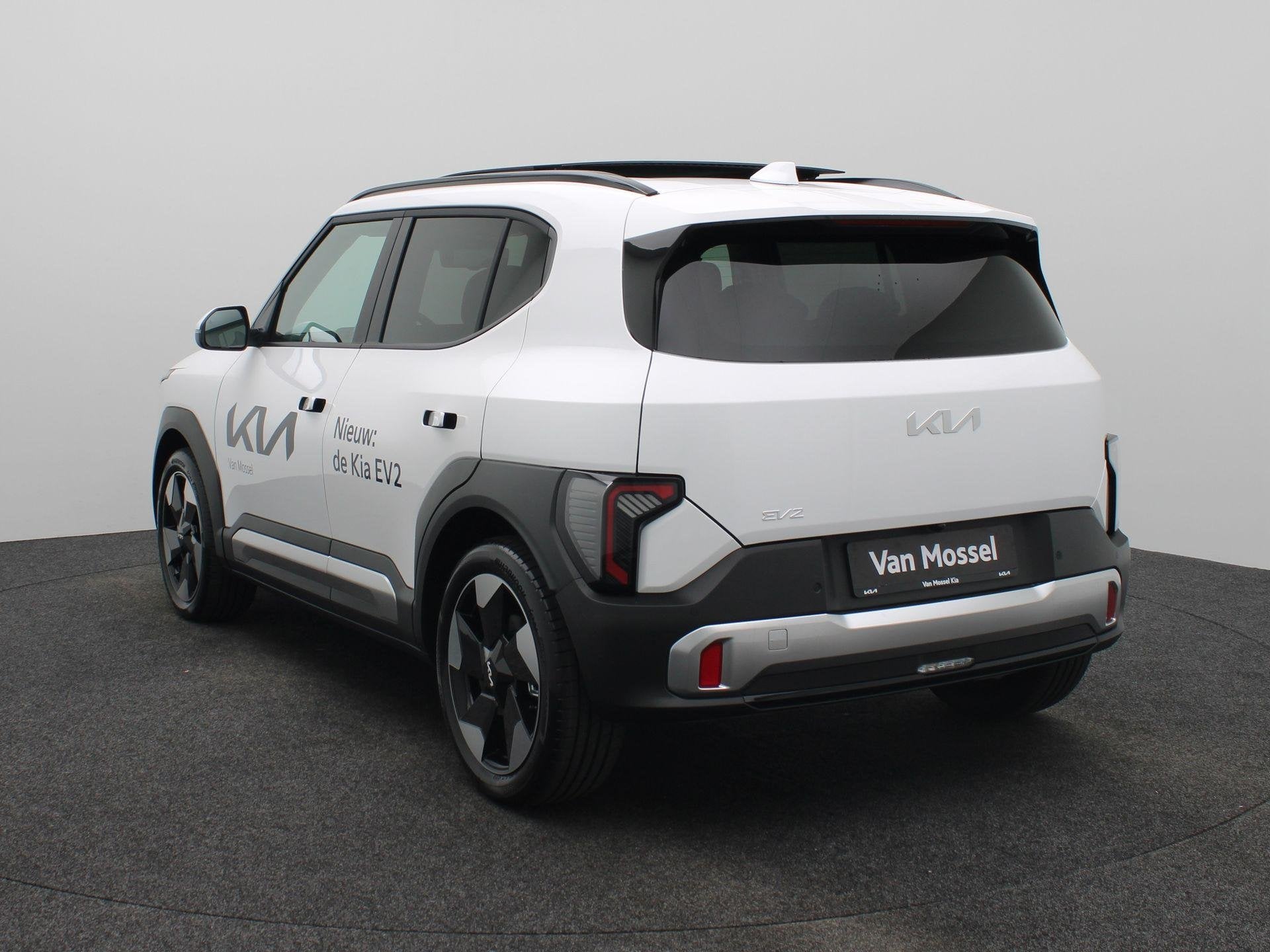 Kia EV2 Plus Advanced 42.2 kWh | Navi | Camera | PDC | Cruis, Auto's, Stof, Wit, 1545 kg, Geïmporteerd