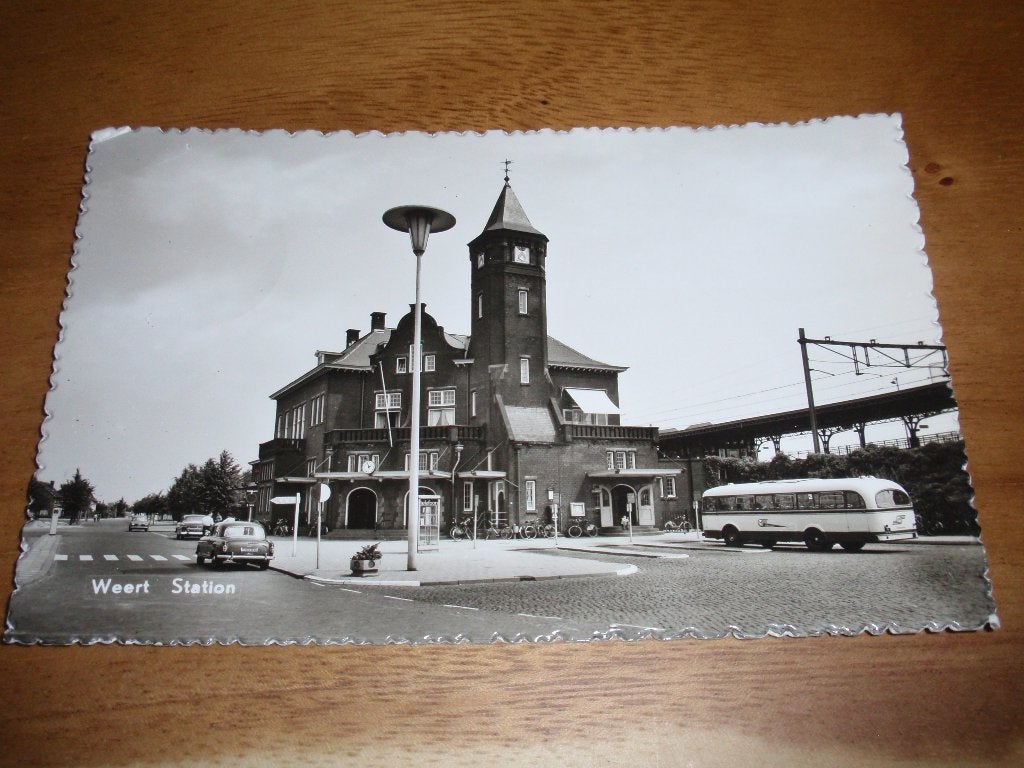 Station Weert Autobus Bus Bushalte, Verzamelen, Verzenden, 1960 tot 1980, Gelopen, Limburg
